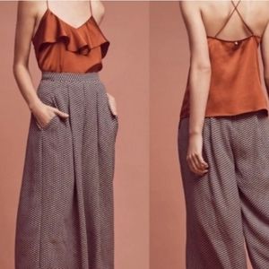 Harlyn Satin Ruffle Blouse